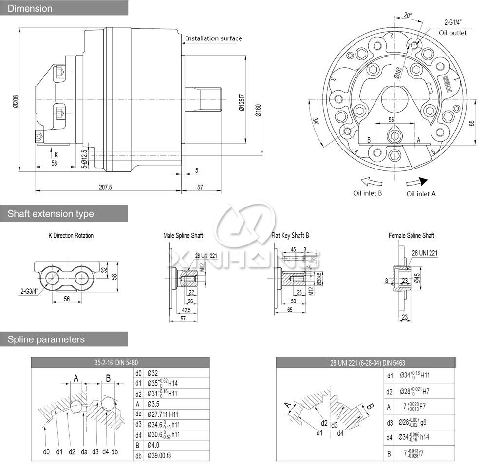 High Torque Radial Piston Motor