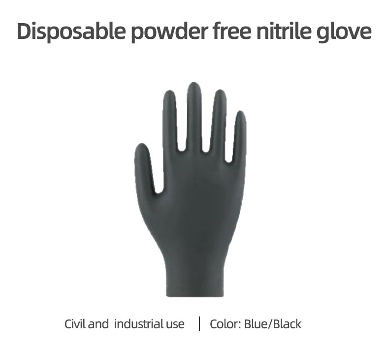 Disposable Powder Free Nitrile Glove