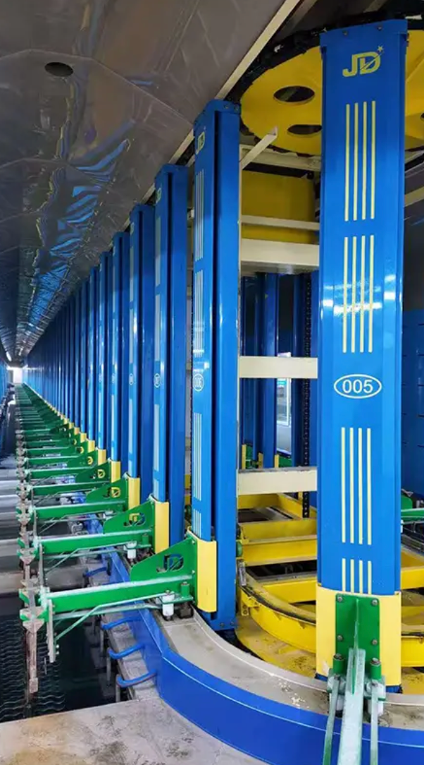China Vertical Lift Rack Zinc Plating Equipment for Reliable Corrosion Protection